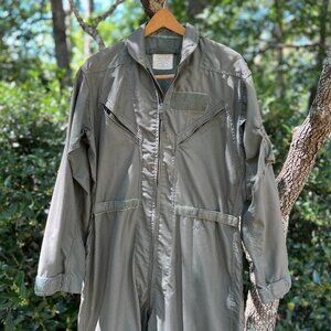 Vintage Aircrew Coveralls Flyers Flight Suit Vanderbilt CWU 27P Sz 42L